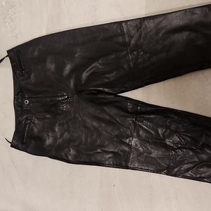 Jamie Sadock 100% Genuine Black Leather Pants
